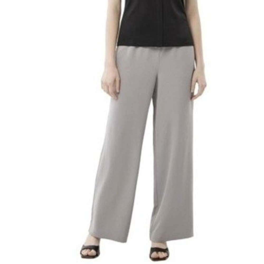 *NWT* May You Be Wide Leg Pants Women XXL Grey Casual Boho Classicโ
